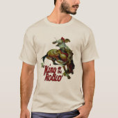 T-shirt Le Roi s'opposant Of Rodeo de cheval de cowboy de (Devant)