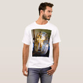 T-shirt Le Roi Tutankhamun Gold Mask (Devant entier)