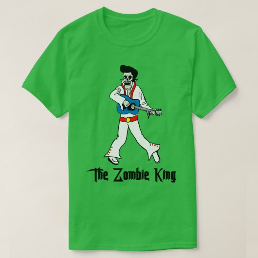 T-shirt Le roi zombie (Design devant)