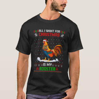 T-shirt Le Rooster Animal Père Noël