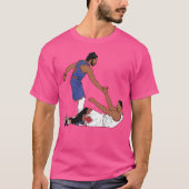 T-shirt Le Rose Derrick s'aide (New York) (Devant)