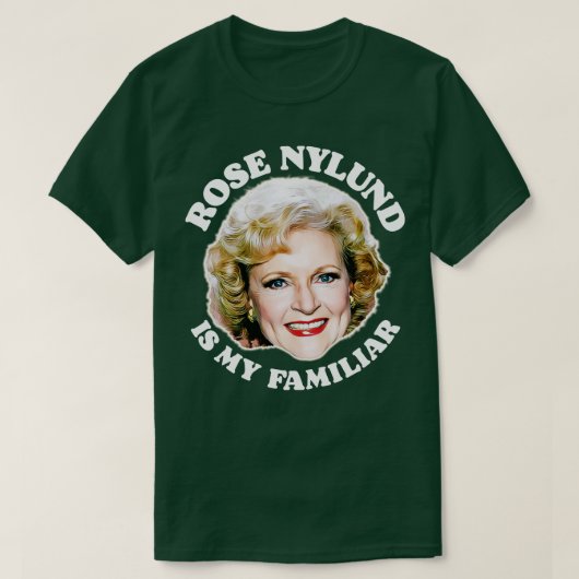 T-shirt Le rose Nylund Est Ma Familière (Design devant)