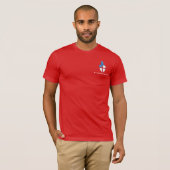 T-shirt Le rouge de base T de St George (Devant entier)