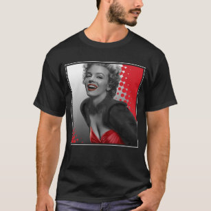 T-shirt Le rouge pointille Marilyn