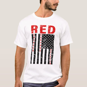 T-shirt Le ROUGE se rappellent chacun la chemise des