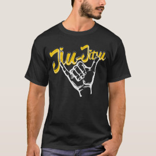 T-shirt Le roulement de Jiu Jitsu remet la chemise de BJJ