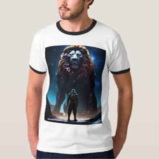 T-shirt Le Roulement de la bête : Monster Lion Graphic T-S