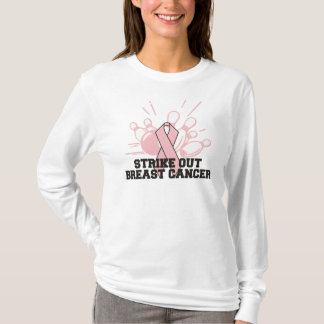 T-shirt Le roulement frappent le cancer du sein