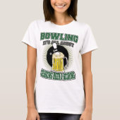 T-shirt Le roulement il est tout au sujet de bière potable (Devant)