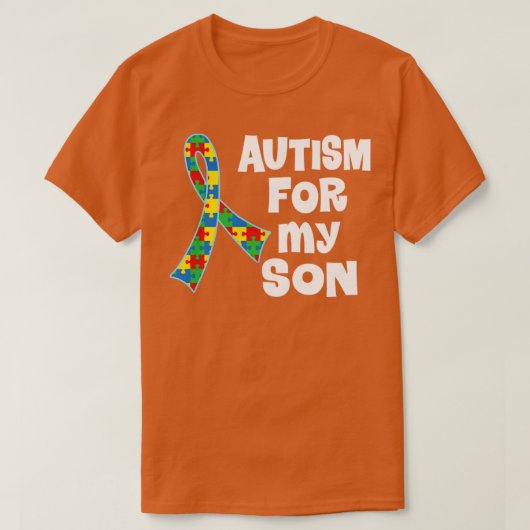 T-shirt Le Ruban de l'autisme pour son (Design devant)