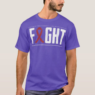 T-shirt Le ruban de lutte contre le cancer du myélome mult