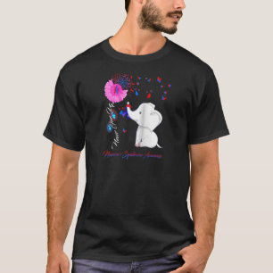 T-shirt Le ruban Raglan de sensibilisation au syndrome d'E