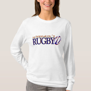 T-shirt Le rugby des femmes (couleurs faites sur commande