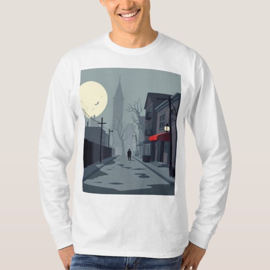 T-shirt "Le rythme urbain : le battement de coeur des rues (Devant)