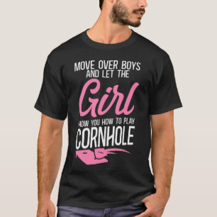 T-shirt Le Sac De Haricot De Cornhole Déplace Les Garçons