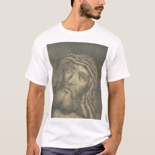 T-shirt Le Saint Visage de Jésus en Art Monochrome