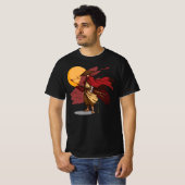 T-shirt Le samouraï est positionné dans une position dynam (Devant entier)