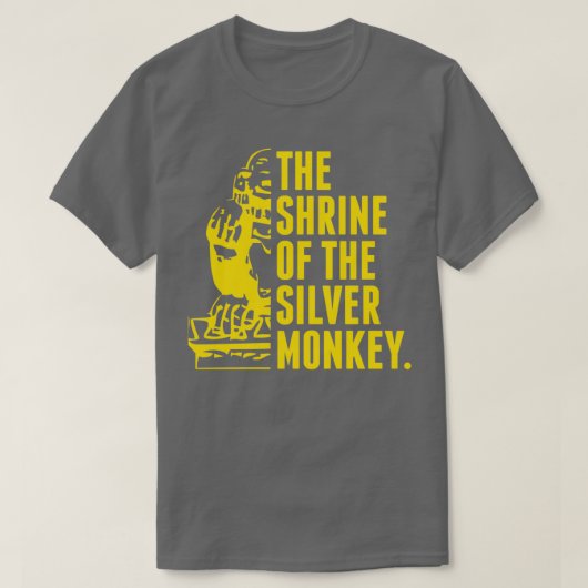 T-shirt Le sanctuaire du singe argenté (Design devant)