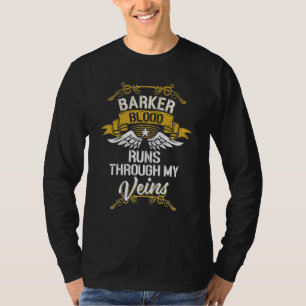 T-shirt Le Sang De Barker Traverse Mes Veines