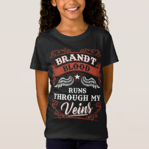 T-Shirt Le sang de Brandt passe par ma famille de christma