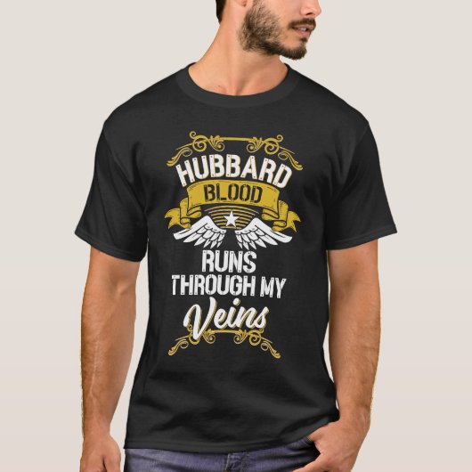 T-shirt Le Sang De Hubbard Traverse Mes Veines (Devant)