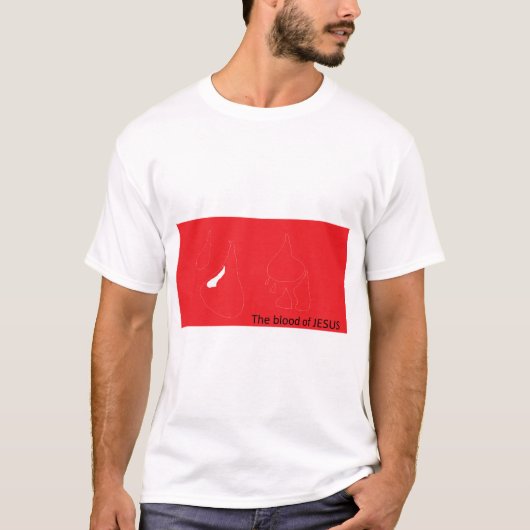T-shirt Le sang de JÉSUS (Devant)