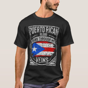 T-shirt Le Sang De Porto Rico Traverse Mes Veines