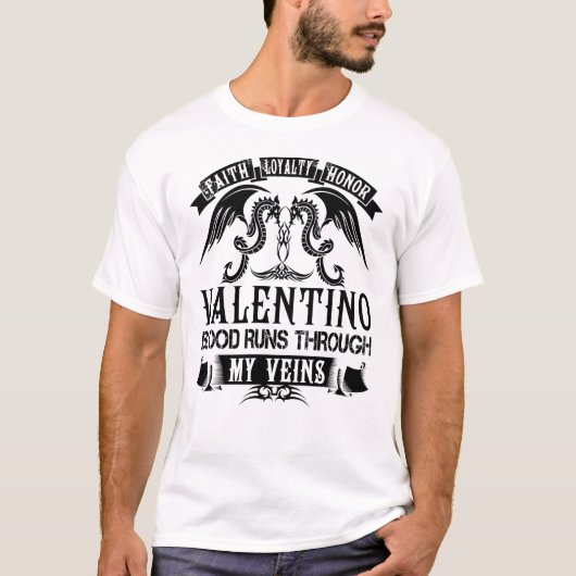 T-shirt Le Sang De VALENTINO Traverse Mes Veines (Devant)