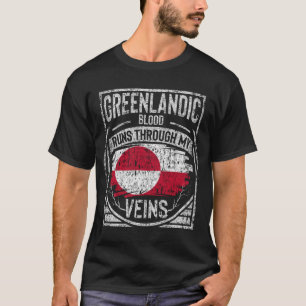 T-shirt Le Sang Groenlandais Traverse Mes Veines