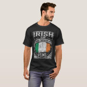 T-shirt Le Sang Irlandais Traverse Mes Veines (Devant entier)