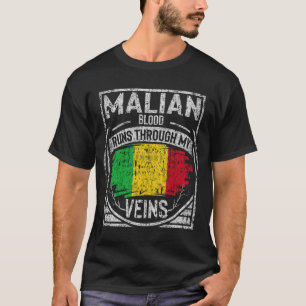 T-shirt Le Sang Malien Traverse Mes Veines