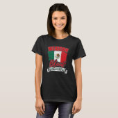 T-shirt Le Sang Mexicain traverse mes veines Mexique Pays (Devant entier)