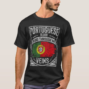 T-shirt Le Sang Portugais Traverse Mes Veines