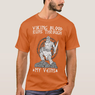 T-shirt Le sang viking tourne à travers 5