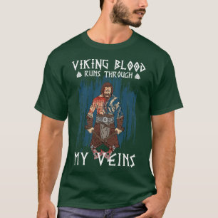 T-shirt Le sang viking tourne à travers 7