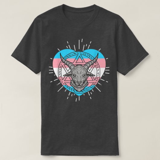 T-shirt Le satanisme LGBT et la transgenre (Design devant)