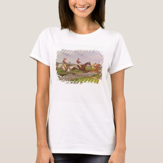 T-shirt Le Saute d'eau : la Steeplechase d'automne à Balla (Devant)