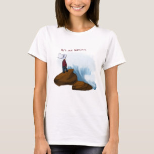 T-shirt Le sauveteur T stylisé de la femme