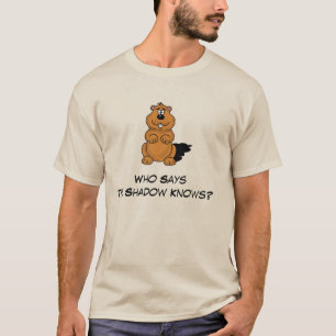 T-shirt Le savoir de l'ombre de la marmotte