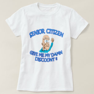 T-shirt Le sayin de vieil homme de vieillard "me donnent