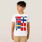 T-shirt Le Scandinave marque le quartet (Devant entier)
