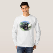 T-shirt Le Schnauzer géant atteint le nirvana (Devant entier)