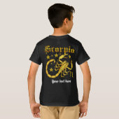 T-shirt Le Scorpion-Zodiaque badine tous les styles (Dos entier)
