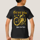 T-shirt Le Scorpion-Zodiaque badine tous les styles (Dos)