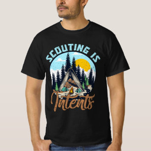 T-shirt Le Scoutisme Est Intérieur Scout Funny Camping Ran
