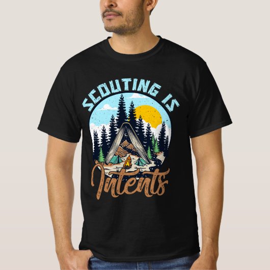 T-shirt Le Scoutisme Est Intérieur Scout Funny Camping Ran (Devant)