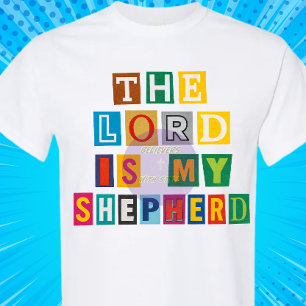 T-shirt Le Seigneur est mon Pasteur - chrétien