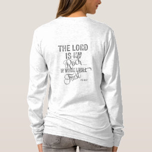 T-shirt Le Seigneur est mon Rocher - Ps 18:2