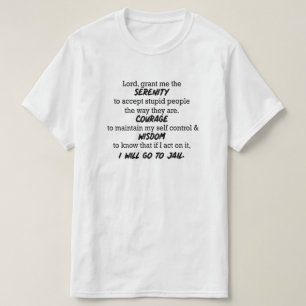 T-shirt Le "seigneur, m'accordent la sérénité…" T-shi