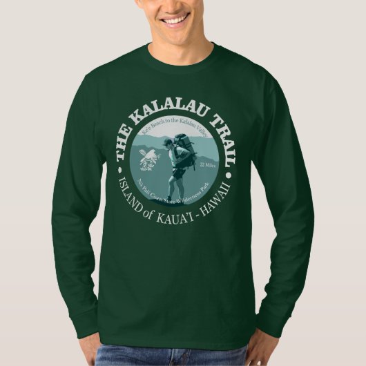 T-shirt Le sentier de Kalalau (Devant)